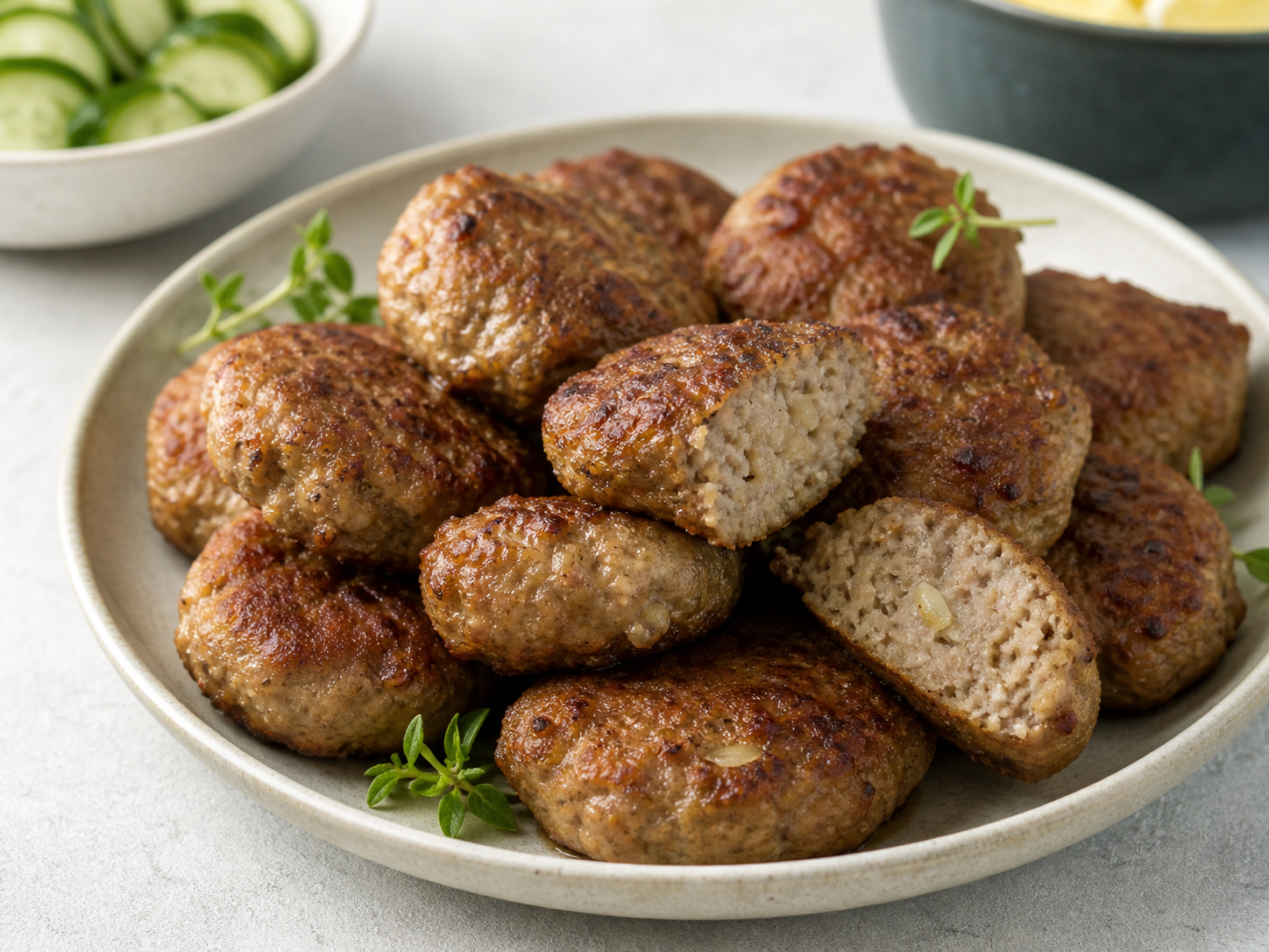 Airfryer frikadeller