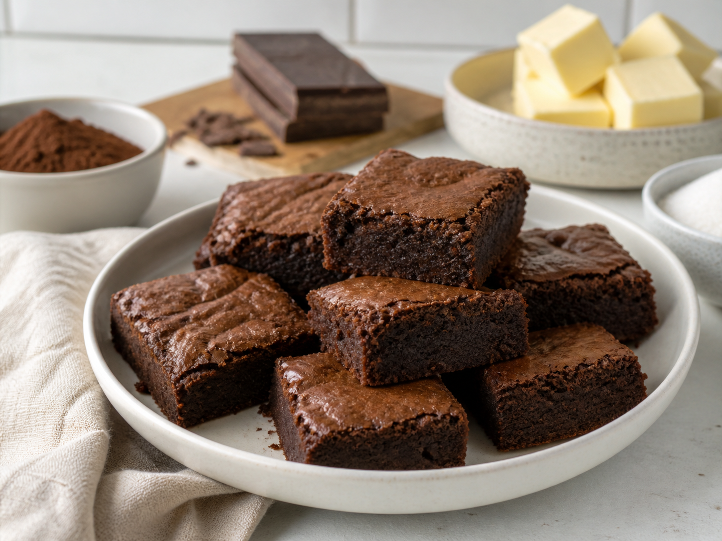 Klæg og svampet bradepandebrownie