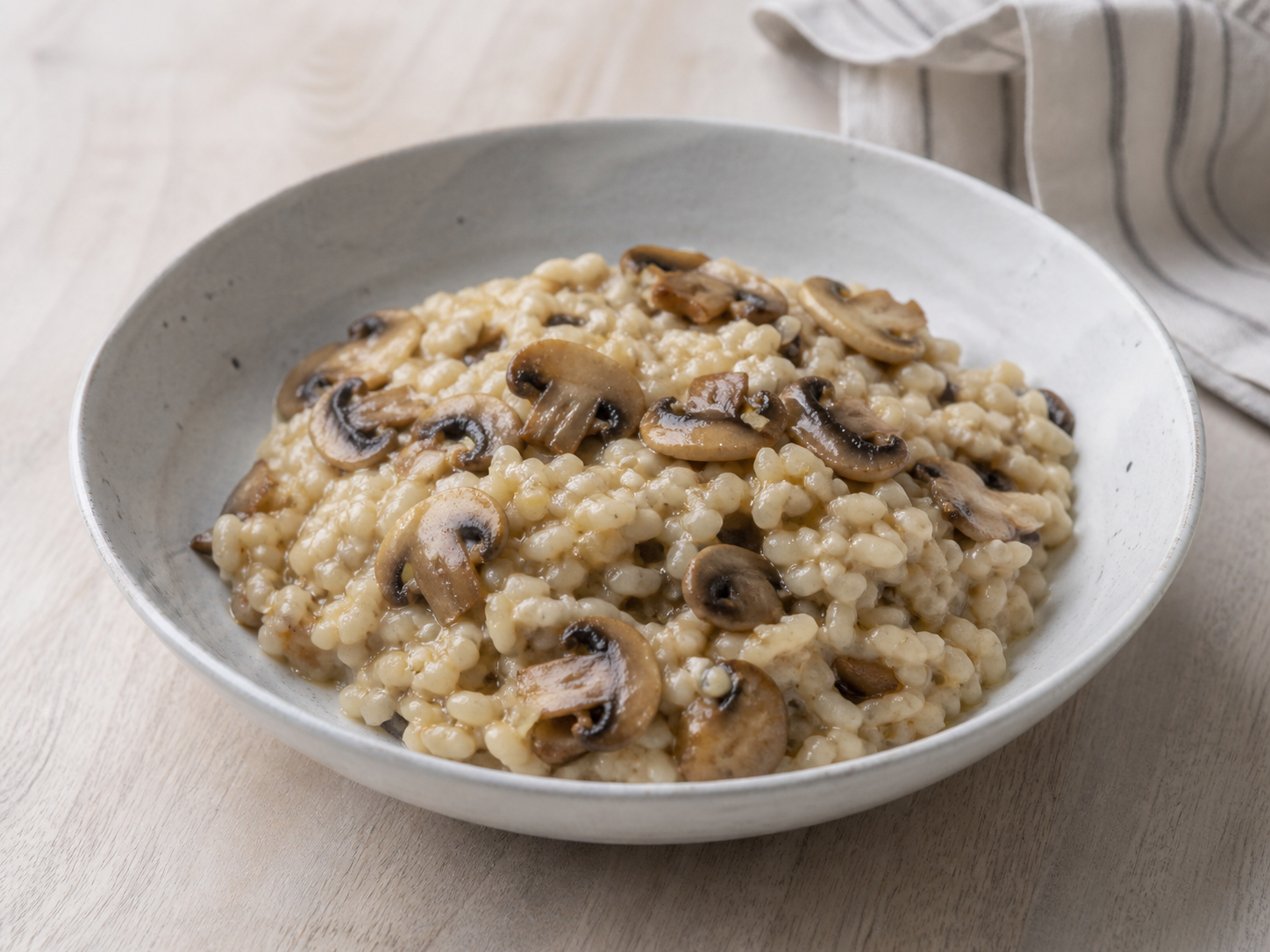 Nem risotto med svampe